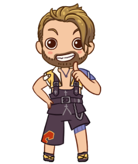 Robert Aguilar Chibi / Robert Wiggin Chibi
